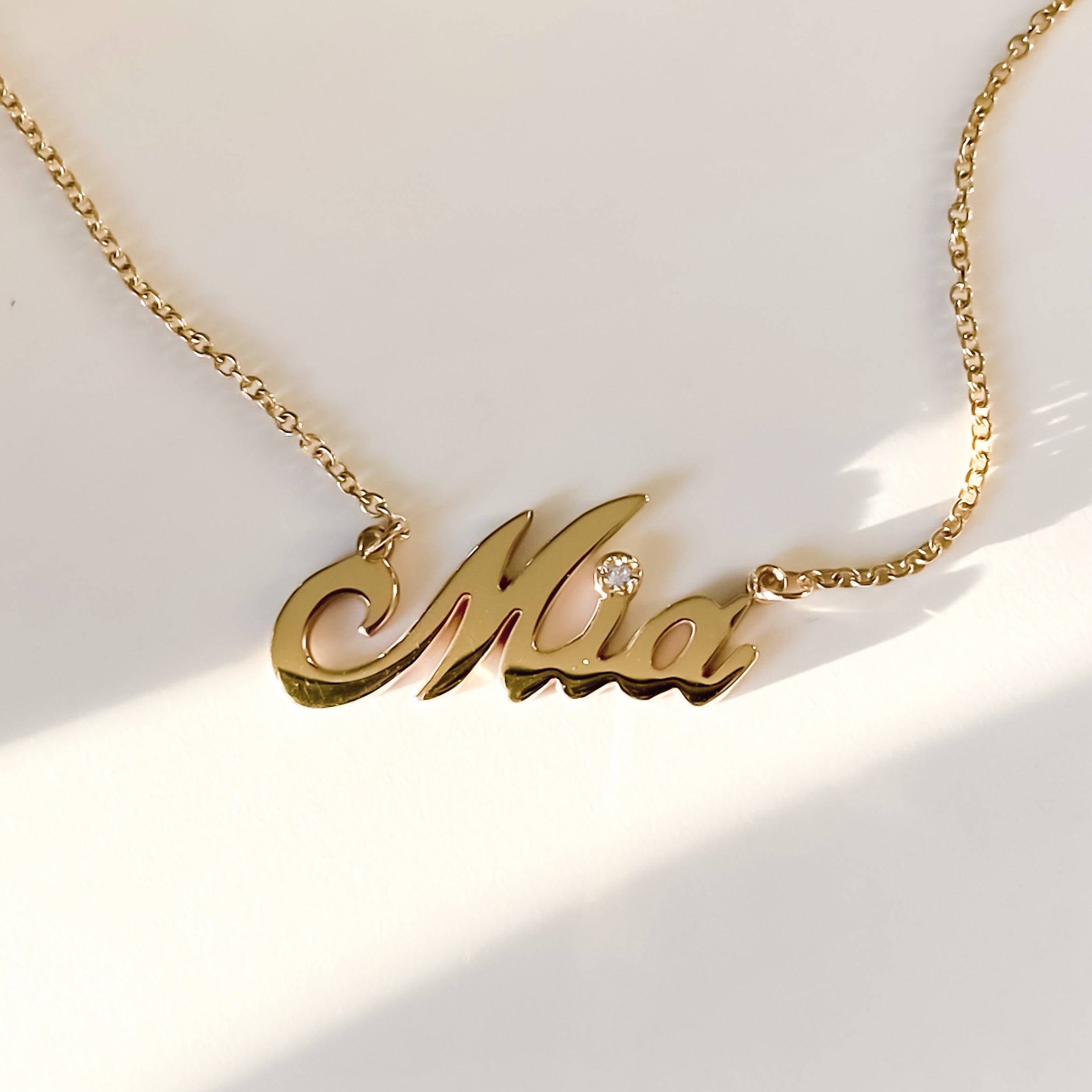 Mia deals name necklace